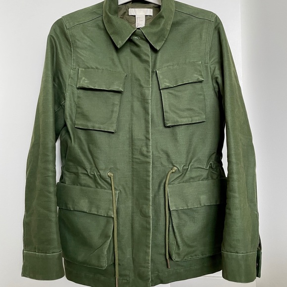 Military jacket - rich green, waterproof & warm - Picture 4 of 5